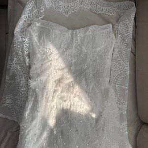 White Sparkly Bridal Dress